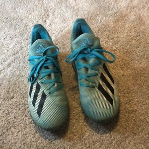 Light Blue Adidas Predator Soccer Cleats